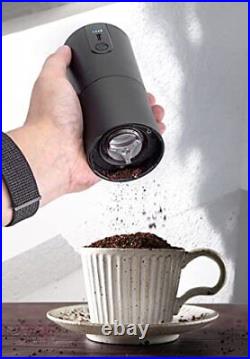Cordless Burr Coffee Grinder Electricusb Rechargeable With Cnc Stainless Steel C