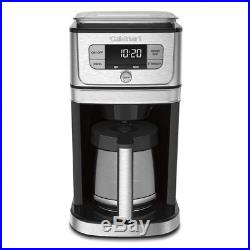 Cuisinart BURR GRIND & BREW Black & Silver Automatic Coffee Maker with Grinder