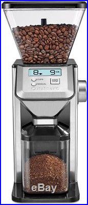 Cuisinart Coffee Grinder Conical Burr Mill Brushed Stainless 18 Grind settings