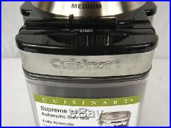 Cuisinart DBM-8 Coffee Grinder, Supreme Grind Automatic Burr Mill USED ONCE