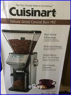 Cuisinart Deluxe Grind Conical Burr Mill CBM-20 (Silver) brand new in box