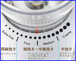 DeLonghi KG366J Coffee Grinder Conical Burr Grinder Type Silver From Japan EMS