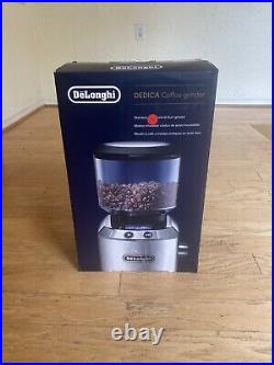 Delonghi Dedica Conical Stainless Steel Burr Coffee Grinder