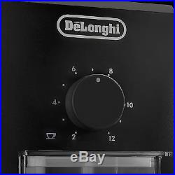 Delonghi KG79 110 Watts 16 Litres 120g Burr Coffee Grinder Black New