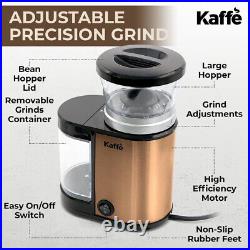 Electric Burr Coffee Grinder (5.5oz) withAdjustable Precise Coarseness Settings