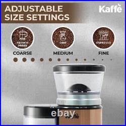 Electric Burr Coffee Grinder (5.5oz) withAdjustable Precise Coarseness Settings