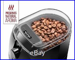 Electric Burr Coffee Grinder 8 oz Capacity 17 Grinding Options Chefman RJ44 New