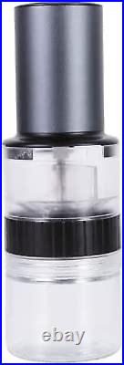 Electric Burr Coffee Grinder with 12 Grind Settings, Stainless Steel Body, Glass