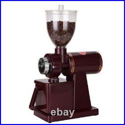 Electric Coffee Grinder 600N Bean Mill Flat Burrs 100W Machine Kits Red/Black
