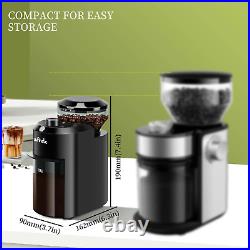 Electric Coffee Grinder Adjustable Burr Mill Coffee Bean Grinding with 28 Grind