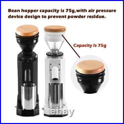 Electric Coffee Grinder Coffee Bean Mill Titanium Alloy Conical Burr 110V-240V