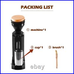 Electric Coffee Grinder Coffee Bean Mill Titanium Alloy Conical Burr 110V-240V