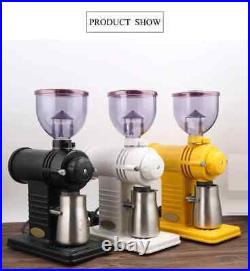 Electric Espresso Coffee Grinder Stainless Steel Conical Burr Single Dose Filter