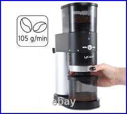 Electric Grinder Burr Yoer Automatic Coffee Beans Miller Grind Kitchen Device EU