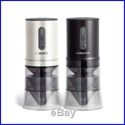 Electric Handheld Ceramic Conical Burr Grinder 4-in1 Handdrip Coffee Maker1-2Cup