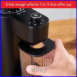 Enfinigy Burr Coffee Grinder Electric, 140 Coffee Grinding Options from Espresso