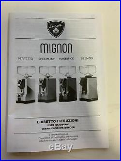 Eureka Mignon Brew Pro Custom-Cut Brew Specific Flat Burr Coffee Grinder USED