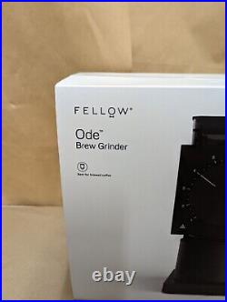Fellow Ode Brew Coffee Grinder Matte Black D1211MB-US UNOPENED AND NEW IN BOX