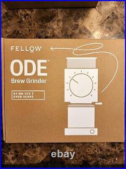 Fellow Ode Brew Coffee Grinder Matte White (1072421)