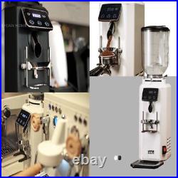 Flat Wheel Burr Electric Coffee Maker Touch Screen Display Button Adjustable New