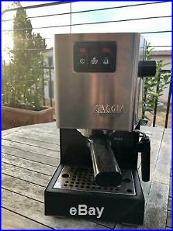 Gaggia kaffeemaschine + kaffeemühle Espresso Coffee Burr grinder Tassen