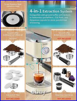 Gevi Professional 20 Bar Espresso Machine & Coffee Grinder Pack +Accessories