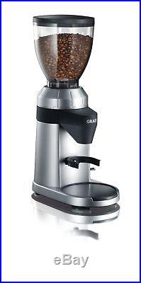 Graef CM800 Coffee Mill Burr Grinder 128W 350g Aluminium Silver Genuine NEW