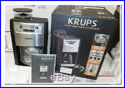 Grind Brew Auto Start Coffee Maker With Builtin Burr Coffee Grinder 10 Cup Black