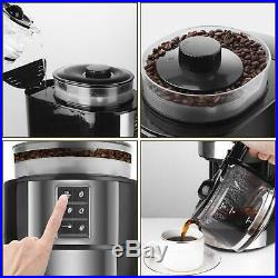 Grind and Brew Coffee Maker with Built-In Burr Coffee Grinder