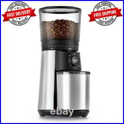 Grinder Conical Coffee Oxo Burr Brew Integrated Scale Stainless New Steel Box