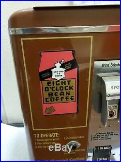 Grindmaster 505 Burr Commercial Fresh Ground Coffee Grinder 8 Oclock BROWN- Rare