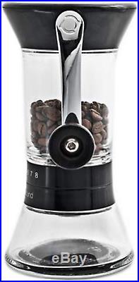 Handground Precision Coffee Grinder Manual Ceramic Burr Mill Matt Black