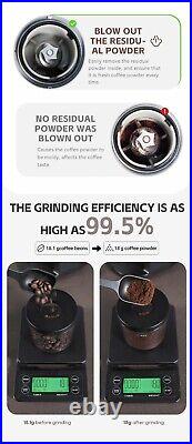 HiBREW Burr Mill Coffee Grinder with 34 Gears Automatic Espresso Coffee Pour G3