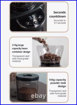 HiBREW Electric Burr Coffee Grinder Conical Burr Mill Automatic Machine HiBREW Electric Burr Coffee Grinder Conical Burr Mill Automatic Machine