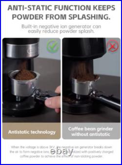 HiBREW Electric Burr Coffee Grinder Conical Burr Mill Automatic Machine HiBREW Electric Burr Coffee Grinder Conical Burr Mill Automatic Machine