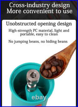 High Quality Manual Coffee Grinder Machine Burr Mill Mini Bean Milling portable