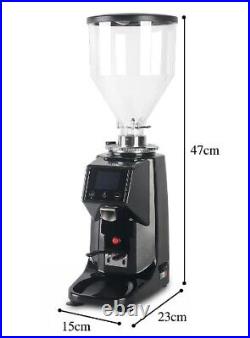 ITOP Kitchen Espresso Grinder Black Digital Screen 500g Hopper 110V 60HZ
