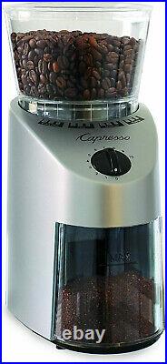 Infinity Conical Burr Grinder Stainless Steel Metal Coffee Large Durable Wide