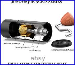 JUNOESQUE Manual Burr Coffee Grinder ACE48 Series Titanium-Coated Carbon Steel H