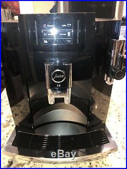 JURA E8 2020 Piano Black Automatic P. E. P. Espresso/Coffee Center withBurr Grinder