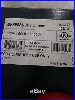 JURA IMPRESSA J9.3 CHROME PERFECT! WORKING / Home Used / All original Packaging