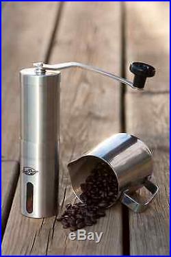 JavaPresse Manual Coffee Grinder Conical Burr Mill for Precision Brewing Bru
