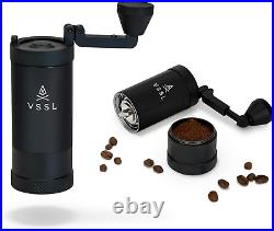 Java Manual Coffee Grinder, 20 Gram Capacity, Stainless Steel Burr, 50 Settings
