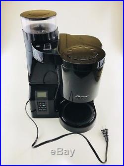 Jura CAPRESSO 10 Cup Coffee Maker & Burr Grinder Combo BLACK RARE Model 453