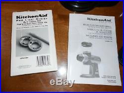 KITCHEN AID PRO LINE BURR COFFEE MILL KPCG 100 OB1 withextra parts