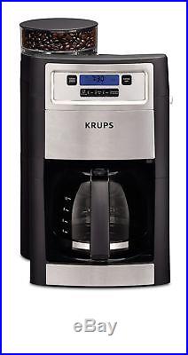 KRUPS Coffee Maker, Grind and Brew, Automatic Coffee Maker with Burr Grinder
