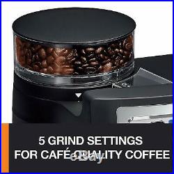 KRUPS Grind And Brew Auto-Start Coffee Maker With Builtin Burr Coffee Grinder