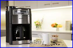 KRUPS KM785D50 Grind Brew Automatic Coffee Maker with 5 burr grinder settings