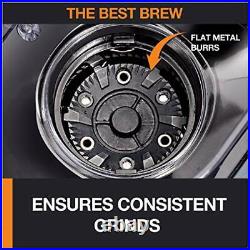 KRUPS Precision Grinder Flat Burr Coffee for Drip/Espresso/PourOver/ColdBrew 12