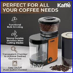 Kaffe Electric Coffee Grinder Mill withAdjustable Setting Burr Coffee Bean Grinder